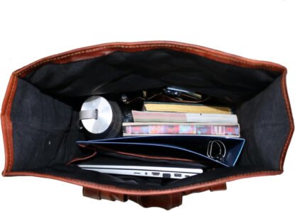 Genuine Leather Rucksack Backpack - Image 4