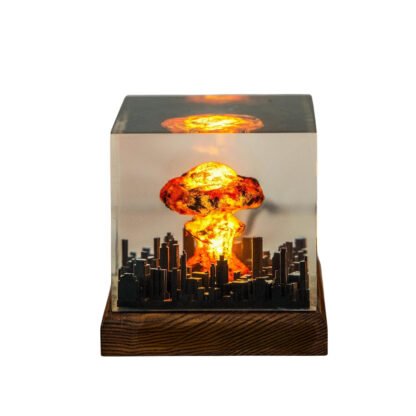 Nuclear Explosion Bomb Resin Diorama