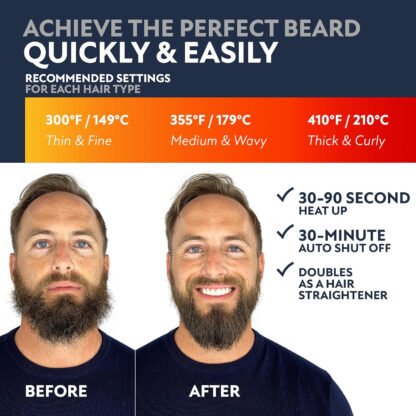 Arkam Premium Beard Straightener - Image 4