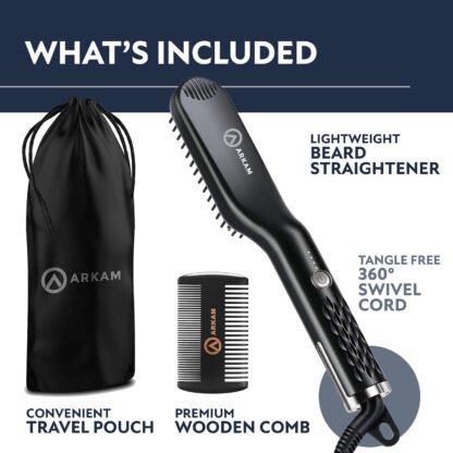 Arkam Premium Beard Straightener - Image 6