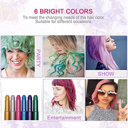 Metallic Glitter Hair Chalk - Image 9