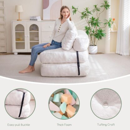 Large Floor Cushion Chair - Image 2