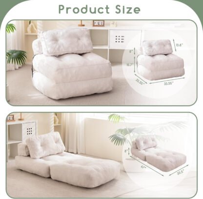 Large Floor Cushion Chair - Image 3