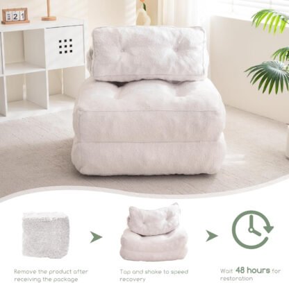 Large Floor Cushion Chair - Image 5