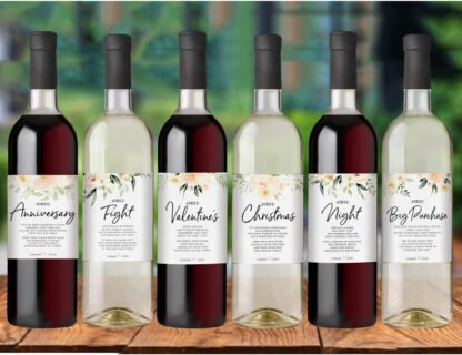 Wedding Firsts Wine Bottle Labels - Image 4