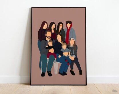 Custom Wedding Portrait - Image 2