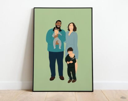 Custom Wedding Portrait - Image 3