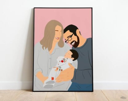 Custom Wedding Portrait - Image 4
