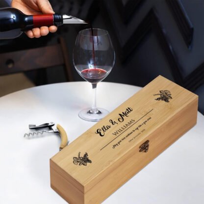 Personalized Wine Box Gift - Image 3