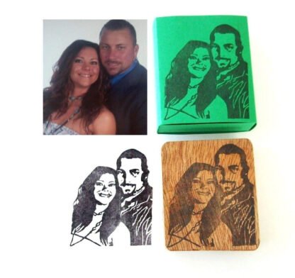 Personalized Family Portrait Stamp - Image 3