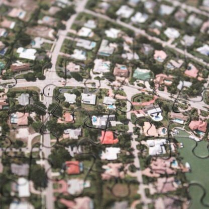 Customizable Hometown Map Puzzle - Image 4