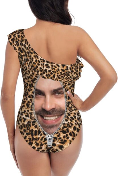 Custom Zip Face Swimsuit - Image 2