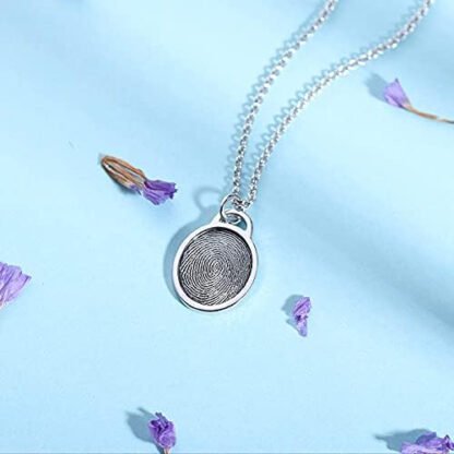 Personalized Fingerprint Necklace - Image 3