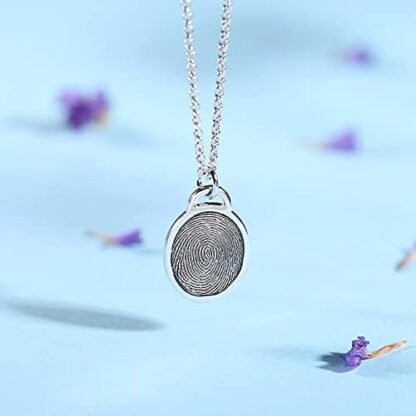 Personalized Fingerprint Necklace - Image 4