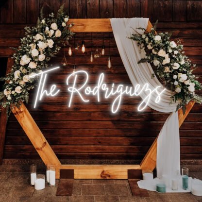 Personalized Neon Wedding Signs