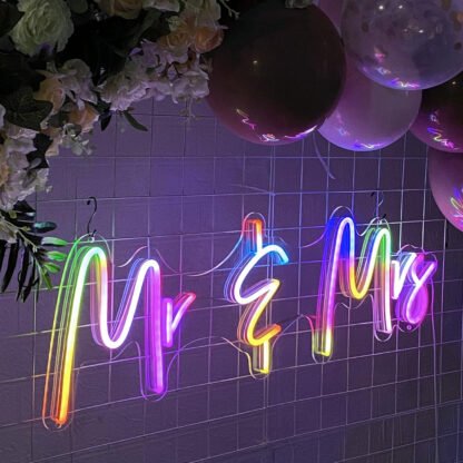 Personalized Neon Wedding Signs - Image 5