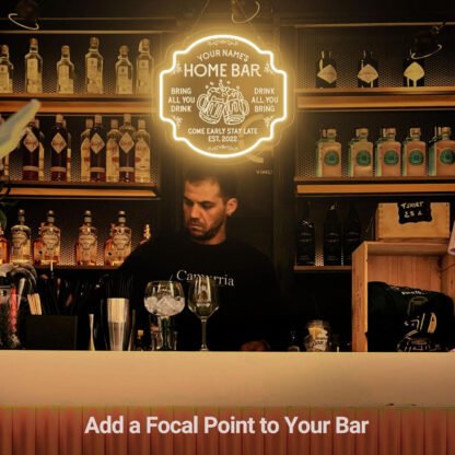 Personalized Home Bar Neon Sign - Image 7