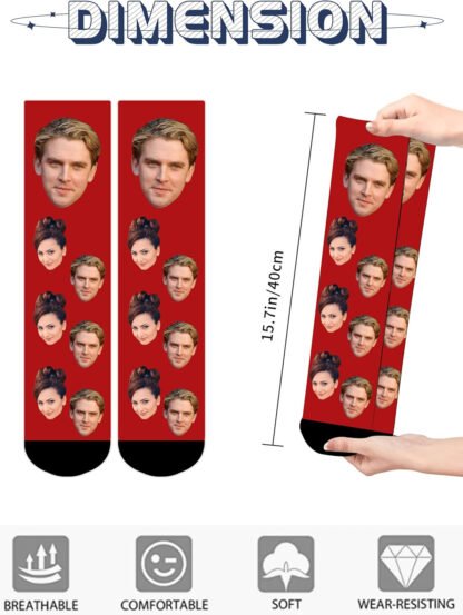 Personalized Face Socks - Image 3