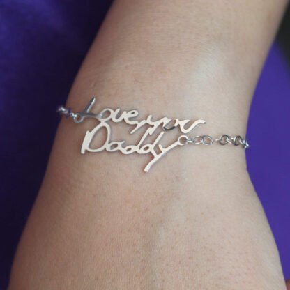 Personalized Handwriting Bracelet - Image 5