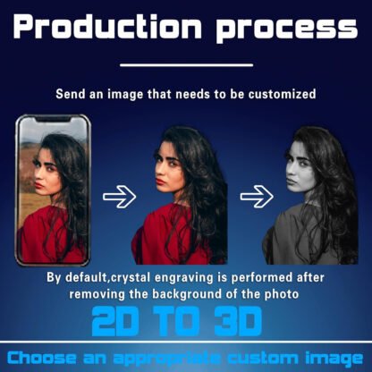 Personalized 3D Photo Crystal Rectangle - Image 4