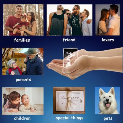 Personalized 3D Photo Crystal Rectangle - Image 6