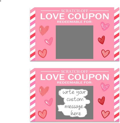 Scratch-A-Sketch Valentine’s Coupons