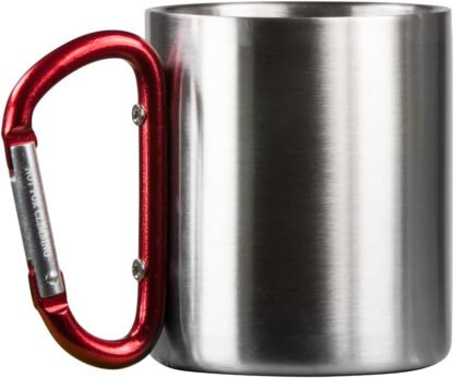 Stainless Steel Carabiner Handle Travel Mug - Image 5