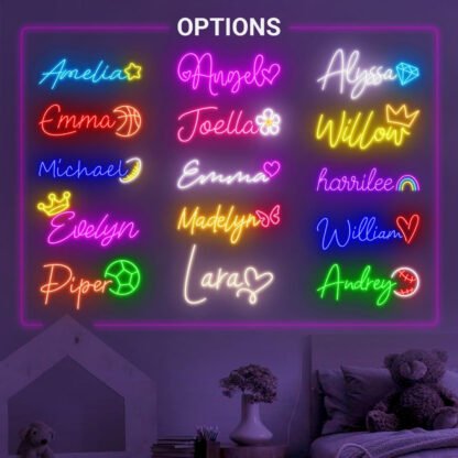 Knitted Name Light - Image 6