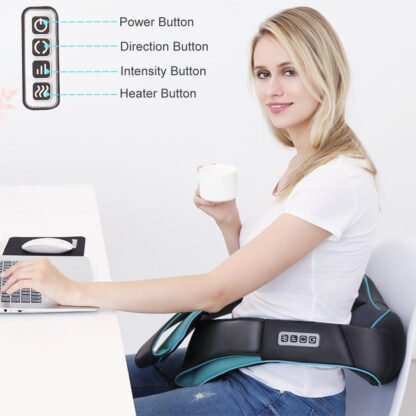 Shiatsu Back Shoulder & Neck Massager - Image 3