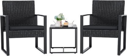 Modern Wicker Patio Set