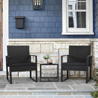 Modern Wicker Patio Set - Image 2