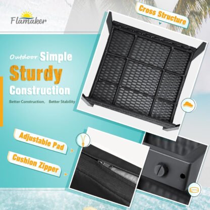 Modern Wicker Patio Set - Image 4