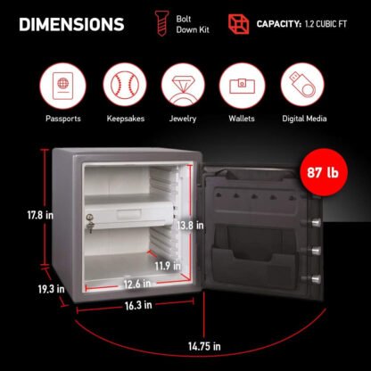 Fireproof Document and Valuable Safe - Image 7