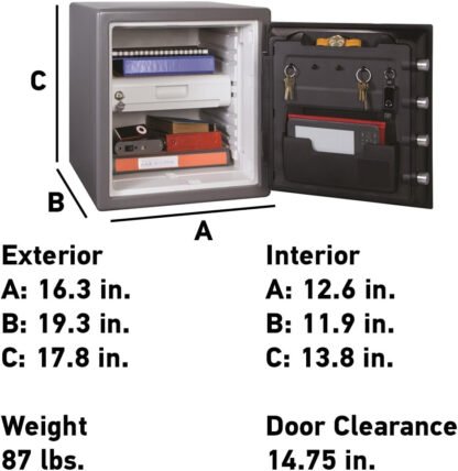 Fireproof Document and Valuable Safe - Image 8