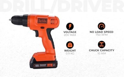 Black and Decker Cordless Drill and Screwdriver - Image 2