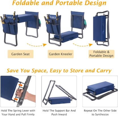 Folding Garden Kneeler and Seat - Image 4
