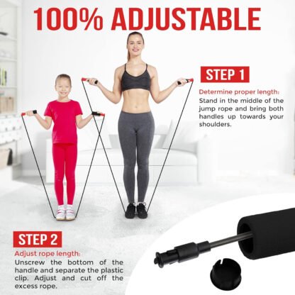 Tangle-Free Adjustable Jump Rope - Image 2