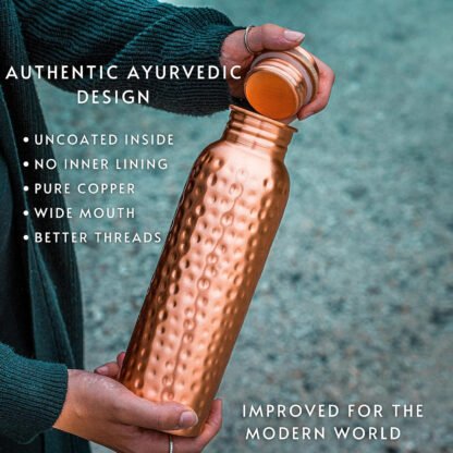 Pure Copper Yoga Bottles - Image 5