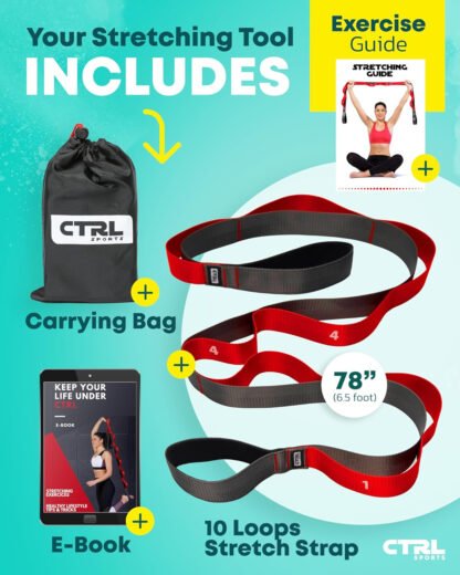 Yoga Stretching Strap - Image 2