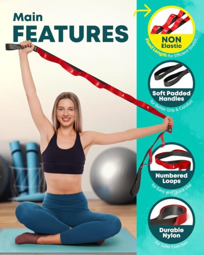 Yoga Stretching Strap - Image 3