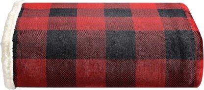 Flannel Sherpa Throw - Image 3