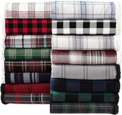 Flannel Sherpa Throw - Image 6