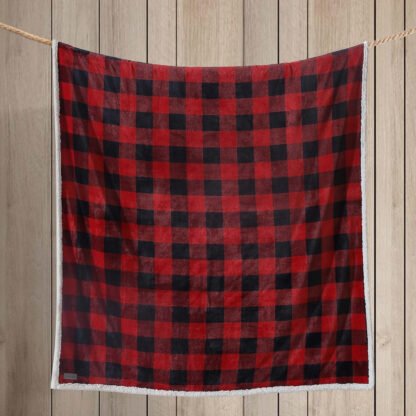 Flannel Sherpa Throw - Image 7