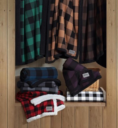 Flannel Sherpa Throw - Image 9