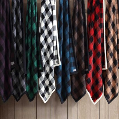 Flannel Sherpa Throw - Image 10