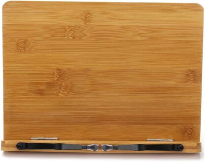Bamboo Book and Cookbook Stand - Image 4