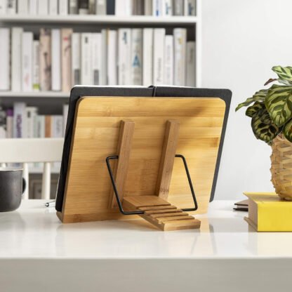 Bamboo Book and Cookbook Stand - Image 5