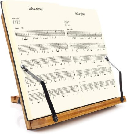 Bamboo Book and Cookbook Stand - Image 7