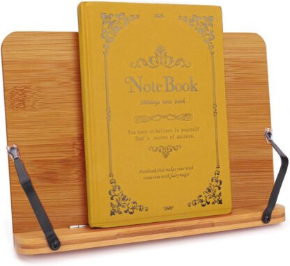 Bamboo Book and Cookbook Stand - Image 8