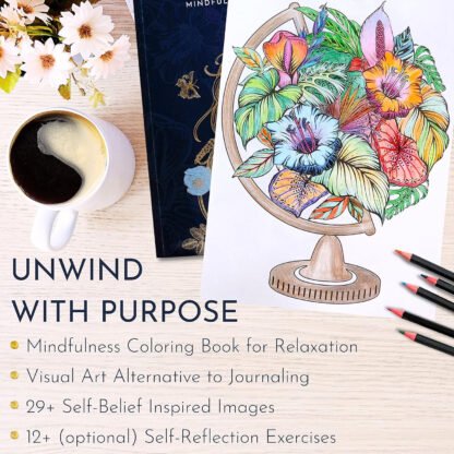 Relaxation Adult Coloring Book - Image 3